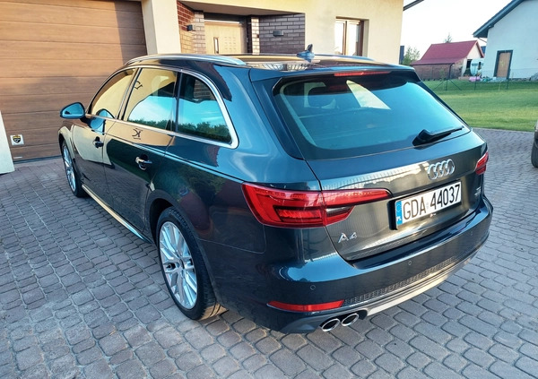 Audi A4 cena 104900 przebieg: 139740, rok produkcji 2016 z Kąty Wrocławskie małe 436